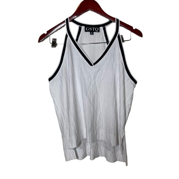 GSTQ Fadeaway Top in white sz M - Picture 2 of 5